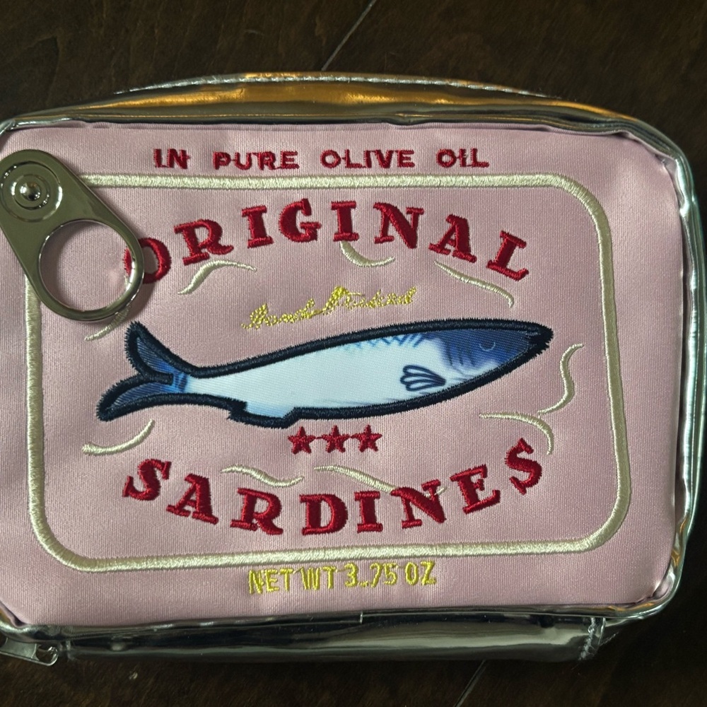 Pink Sardine Can Clutch Bag